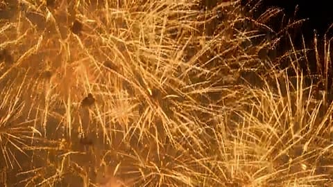 Fireworks for Beijing Winter Olympics