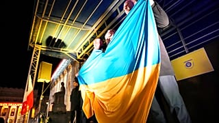 Европейские акции в поддержку Украины