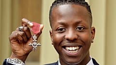 SBTV owner Jamal Edwards with his MBE medal. 