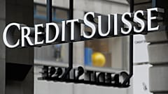 Schriftzug der Credit Suisse, aufgenommen in Zürich