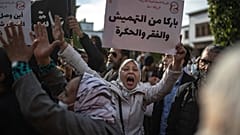 Manifestation à Rabat le 20 février 2022