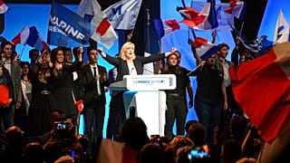 Marine Le Pen en meeting le 18 février 2022