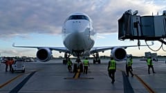 Germany's airline Lufthansa said it was halting flights to Ukraine from Monday, joining KLM which has already done so.