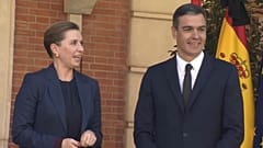 Pedro Sánchez y la primera ministra danesa Mette Frederiksen defendieron la vía diplomática en Ucrania.
