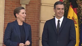 Pedro Sánchez y la primera ministra danesa Mette Frederiksen defendieron la vía diplomática en Ucrania.