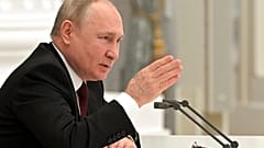 Russlands Präsident Wladimir Putin in Moskau