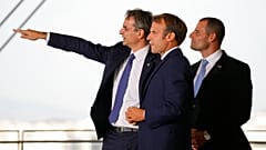 Κυριάκος Μητσοτάκης και Εμανουέλ Μακρόν - φώτο αρχείου