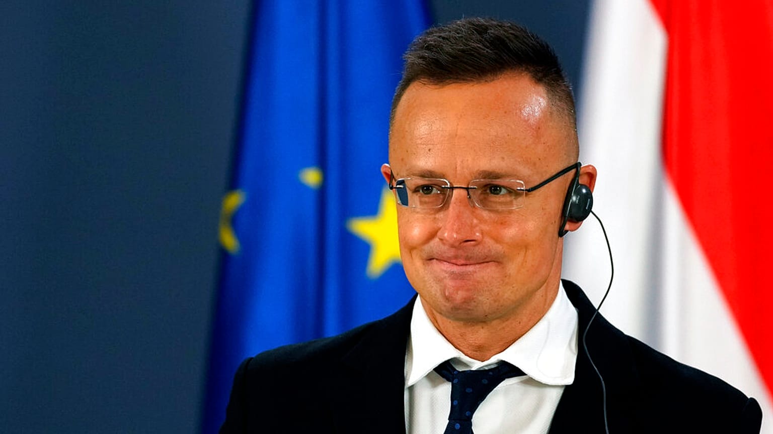 Szijjártó Péter Belgrádban 2022. február 7-én