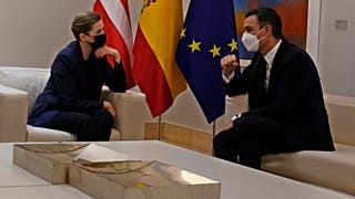 İspanya Başbakanı Pedro Sanchez, Danimarkalı mevkidaşı Mette Frederiksen'le Madrid'de bir araya geldi