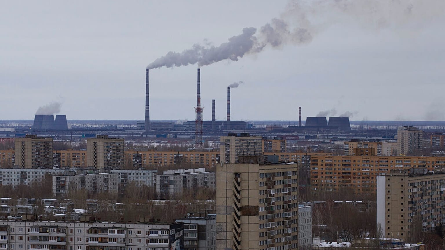 Rusya'nın Togliatti şehrindeki Avtovaz otomobil fabrikası