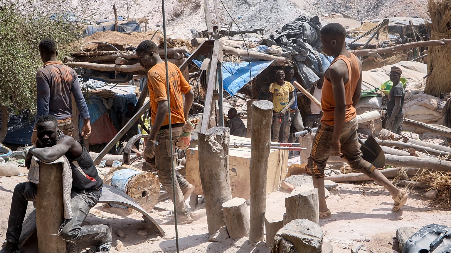 Burkina Faso'da altın madeni