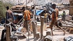 Burkina Faso'da altın madeni