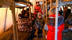Жители Донбасса во временном центре в Ростовской области