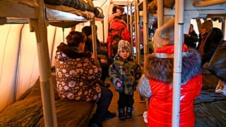 Жители Донбасса во временном центре в Ростовской области