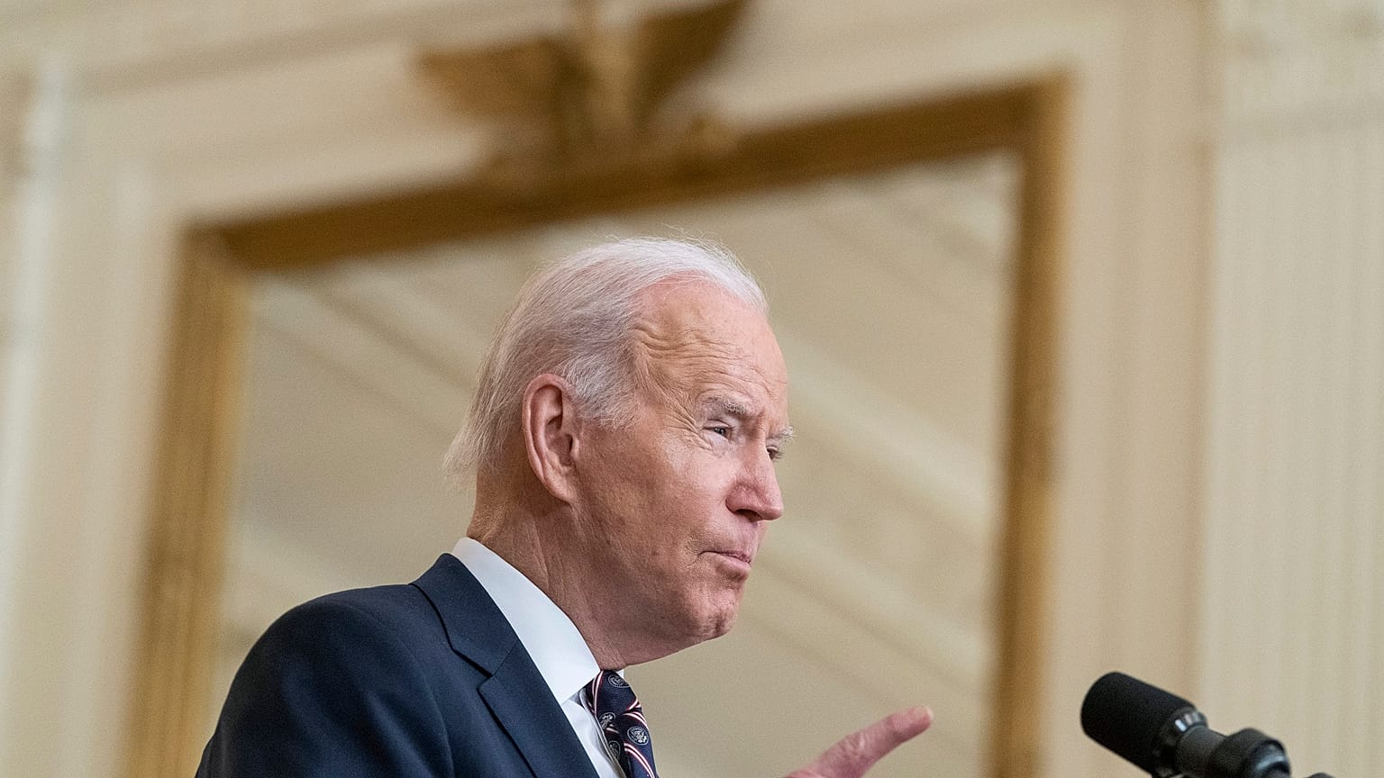 US-Präsident Joe Biden während seiner Rede