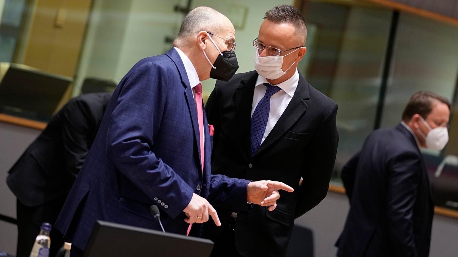 Szijjártó Péter külgazdasági és külügyminiszter és Zbigniew Rau lengyel külügyminiszter