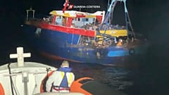The two fishing boats were located off the coast of Sardinia.