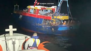 The two fishing boats were located off the coast of Sardinia.