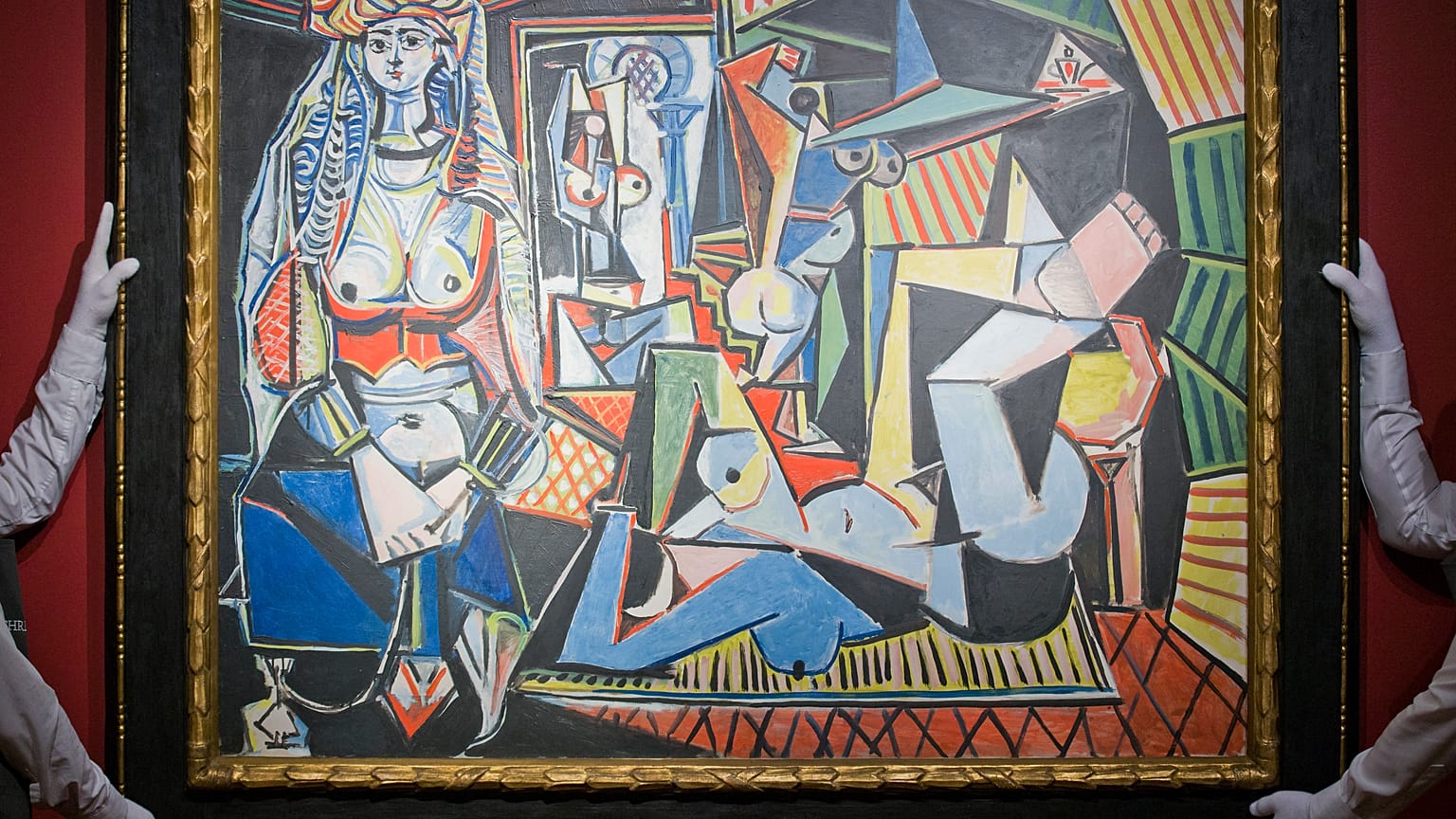 لوحة نساء الجزائر للفنان الإسباني بابلو بيكاسو. 