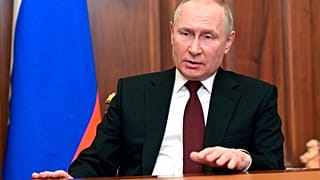 Vladimir Putin en su discurso a la nación del 21 de Febrer de 2022