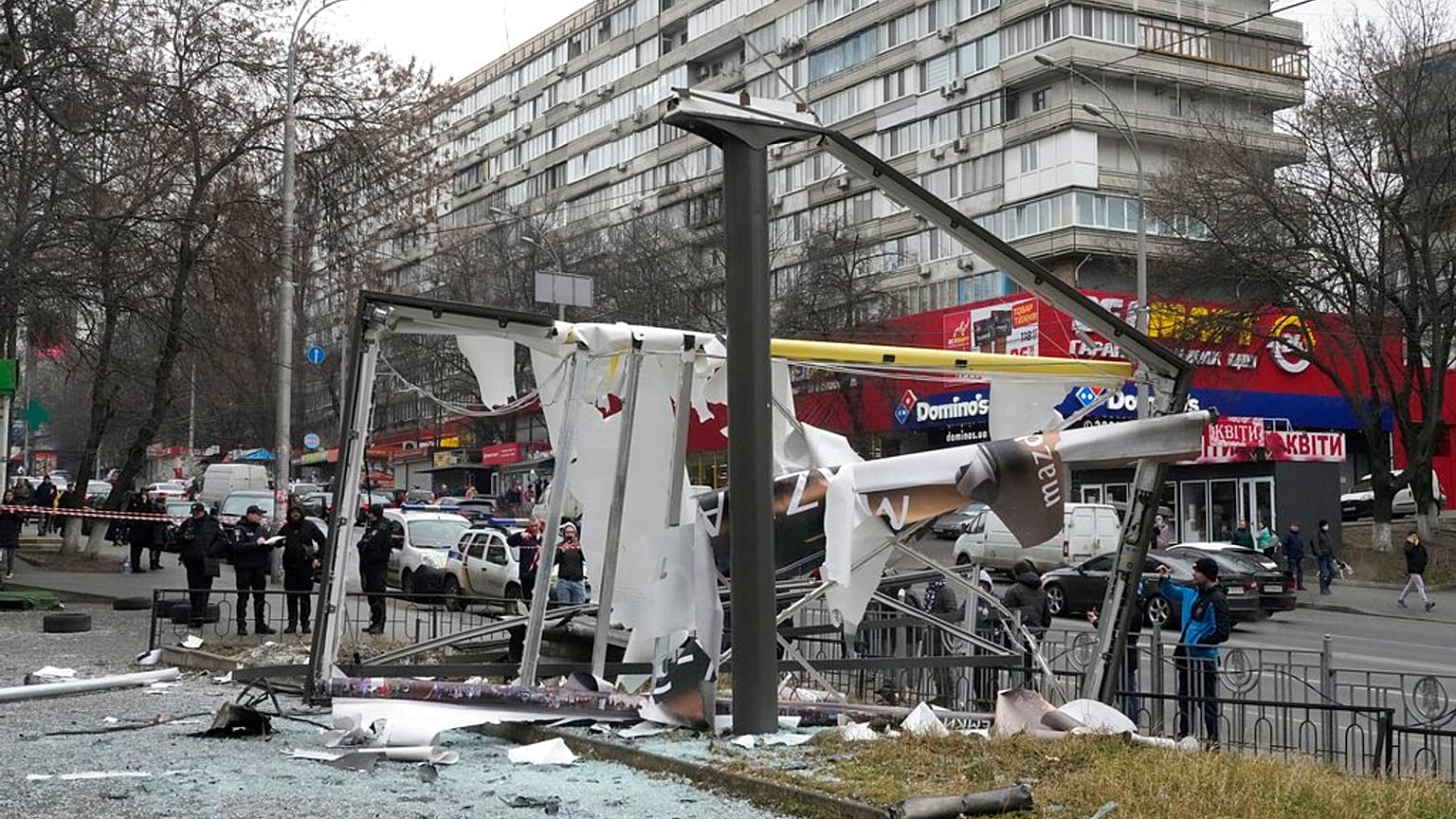 Bombázták az oroszok Kijevet