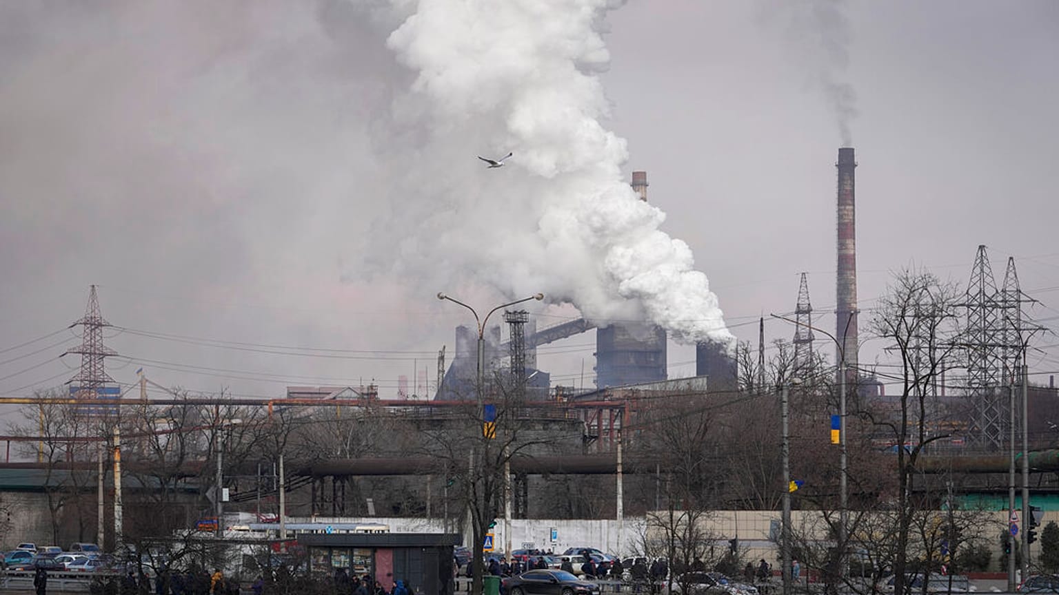 Zona industrial de Azovstal
