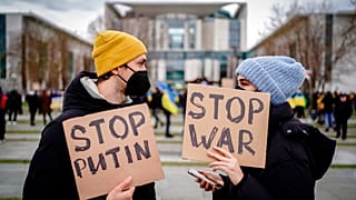 Demonstrant:innen in Berlin 