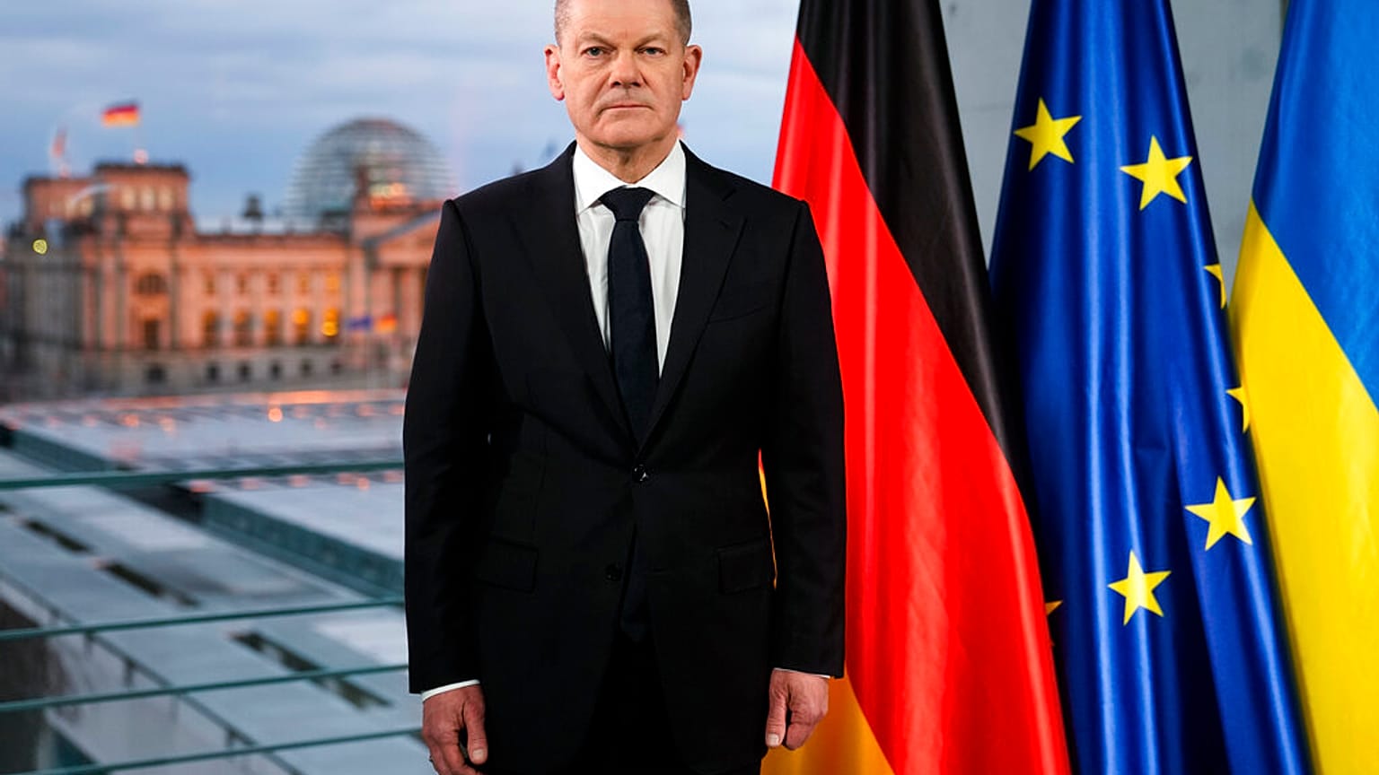 Olaf Scholz in der Ansprache zum Krieg in der Ukraine