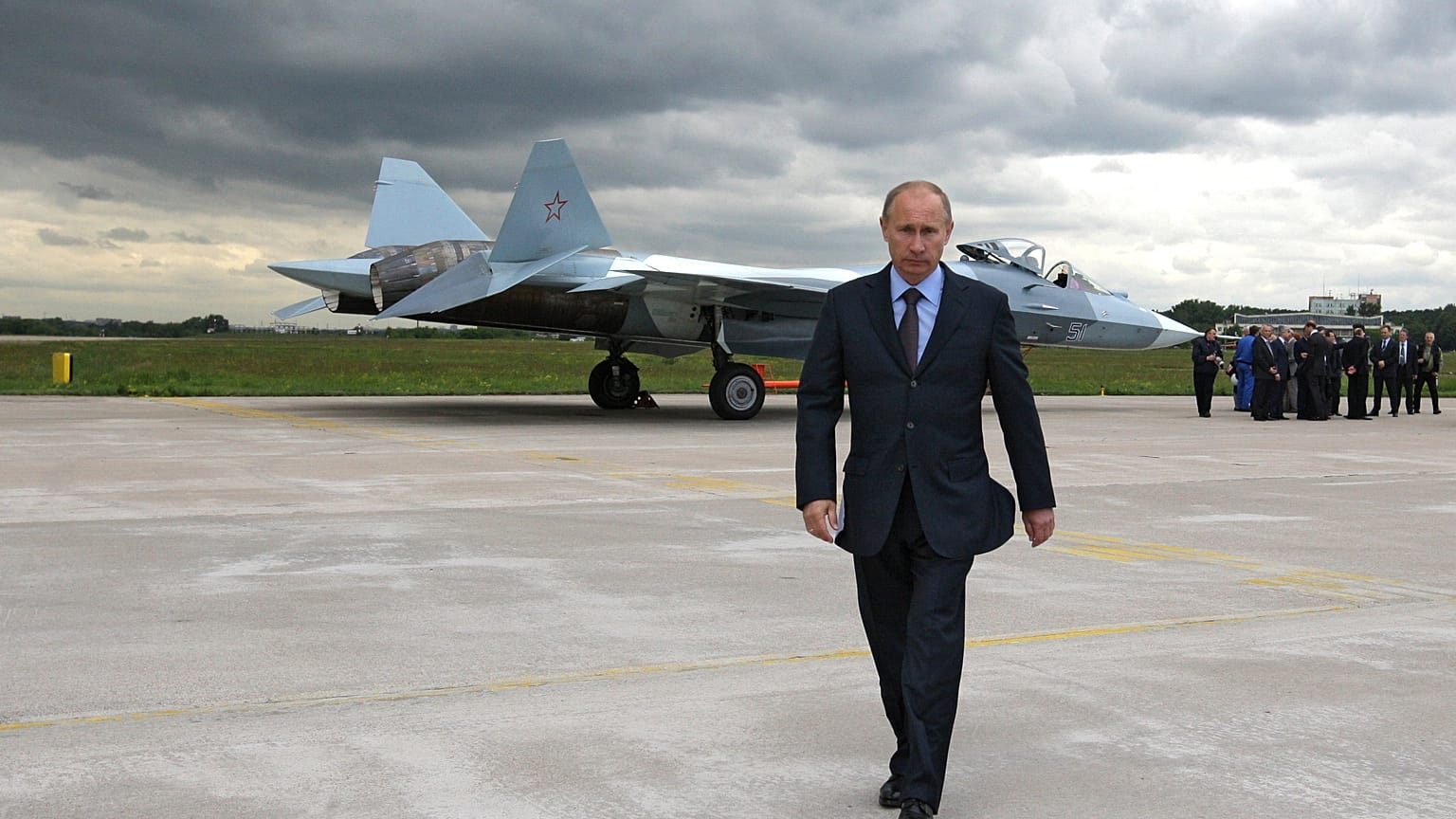 Az elnök és a PAK-FA lopakodó vadászbombázó