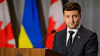 Zelenszkij ukrán elnök egy korábbi, 2019-es fotón