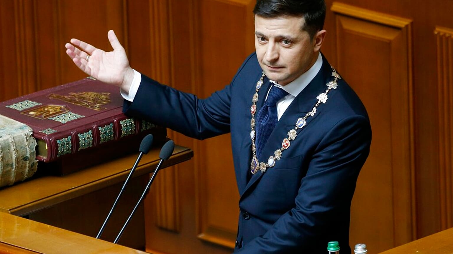 El presidente ucraniano, Volodimir Zelenski, en una foto de archivo. 