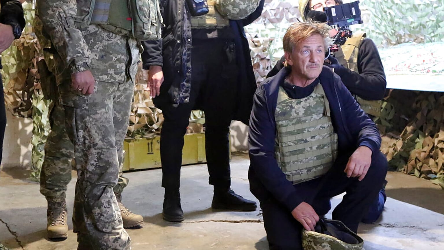 Sean Penn besuchte im November die Ostukraine