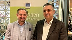 Ο CEO της Hydrogen Europe, Γιώργος Χατζημαρκάκης, και ο Περιφερειάρχης Δυτικής Μακεδονίας, Γιώργος Κασαπίδης