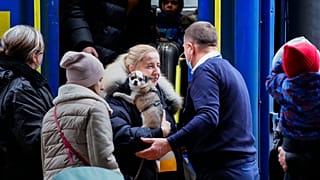 Украинские беженцы в Перемышле