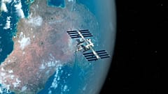 Russia’s space chief has raised concerns about the ISS’ future, hitting out at the US over sanctions that aim to “degrade their aerospace industry”.