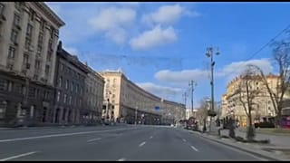 شوارع العاصمة كييف.