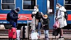 Ausreise aus der Ukraine: Hier per Zug