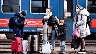 Ausreise aus der Ukraine: Hier per Zug