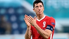 Poland striker Robert Lewandowski