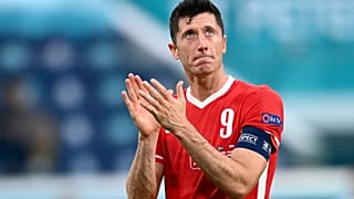 Poland striker Robert Lewandowski