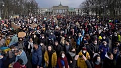 Approximately 100,000 people attend a pro-Ukraine protest rally in Berlin