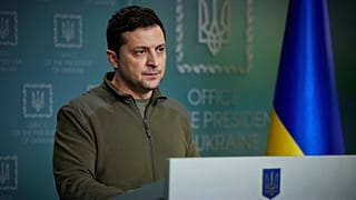 Ukrainian President Volodymyr Zelenskyy speaks to the nation
