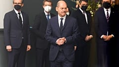 Olaf Scholz in Berlin an diesem Samstag