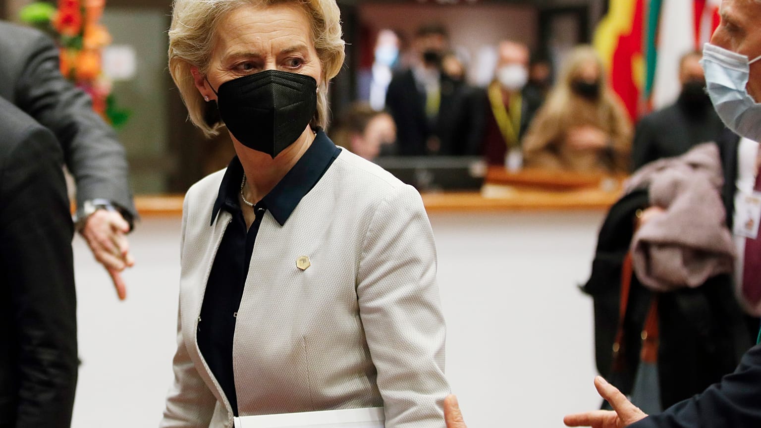 Von der Leyen, en Bruselas