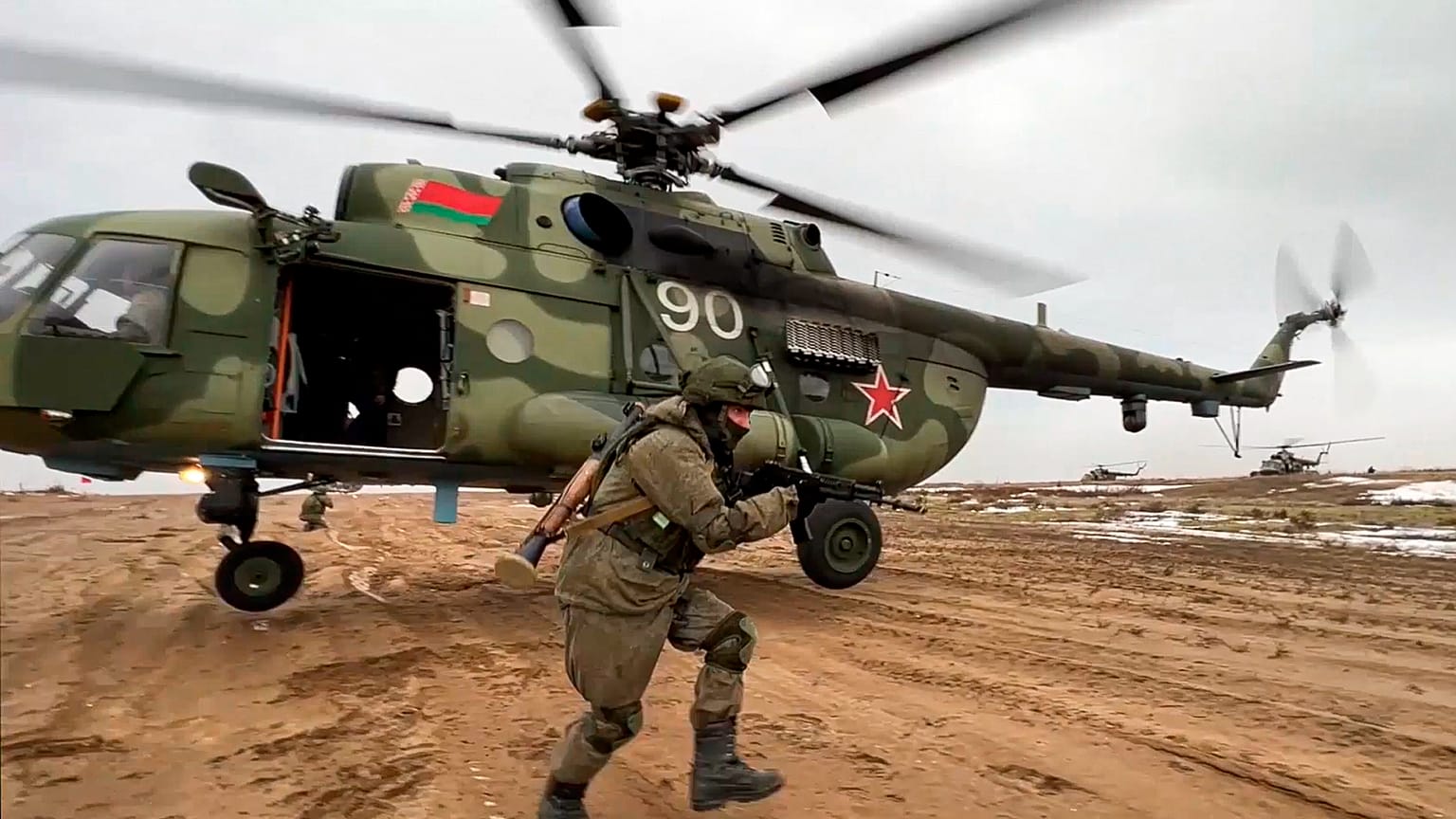 Image tirée d'une vidéo fournie par le service de presse du ministère russe de la Défense -  19/02 