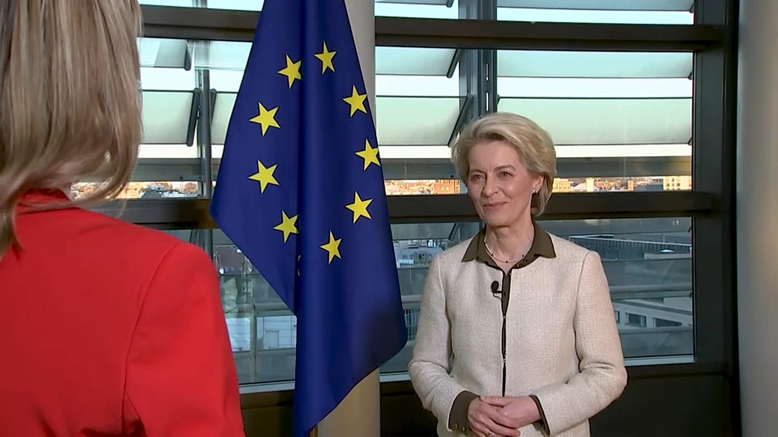 EU-Kommissionspräsidentin Ursula von der Leyen im Euronews-Interview