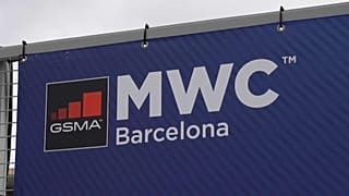 Un cartel del Mobile de Barcelona