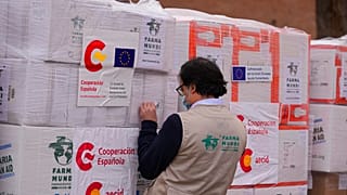 Voluntarios de los países europeos se movilizan para ayudar a Ucrania