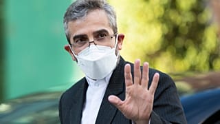 Iran's chief nuclear negotiator Ali Bagheri Kani arrives at the Palais Coburg in Vienna.