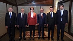 The leaders of six opposition parties met to strategise about the future of the country's governing system.